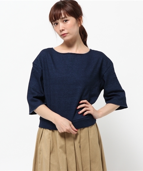 BEN DAVIS/PROJECT LINE(ベンデイビスプロジェクトライン)の「BEN DAVIS ELLEN GOES TO PARK(Tシャツ/カットソー・レディース・インディゴブルー・SMALL/MEDIUM)」の10枚目の写真
