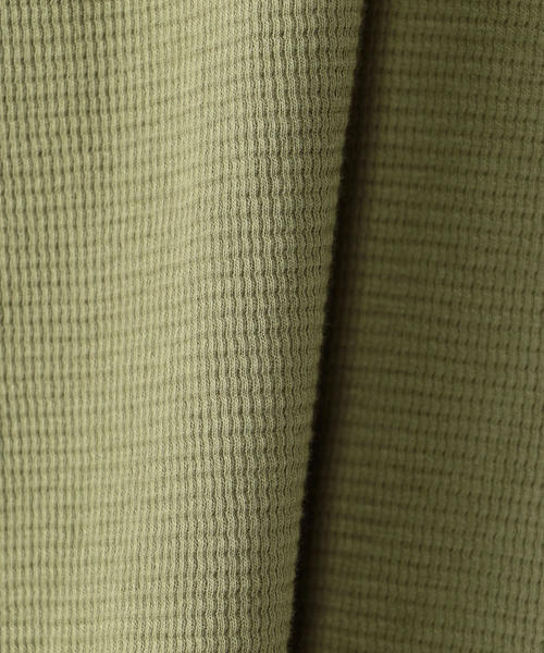 CAL.Berries(カルベリーズ)の「CAL.Berries: クルーネック サーマル(Tシャツ/カットソー・メンズ・ブラック/オリーブ/ホワイト・SMALL/MEDIUM)」の9枚目の写真