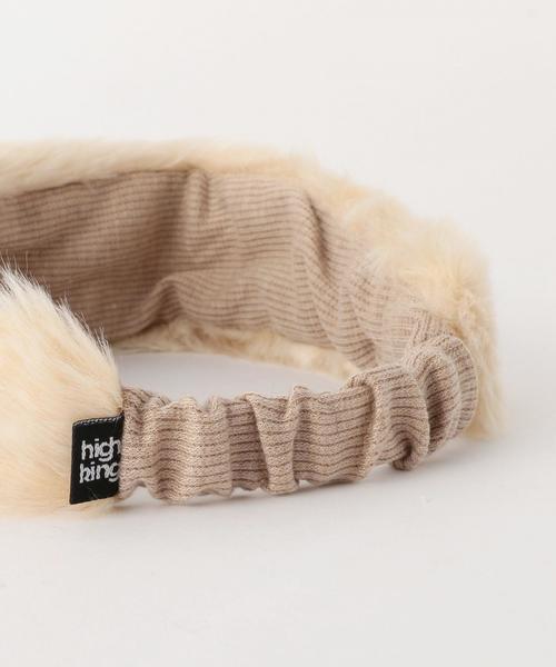 highking（ハイキング）の「【Highking(ハイキング)】 フェイクファー ヘアバンド（ヘアバンド・キッズ・ベージュ・FREE）」の5枚目の写真