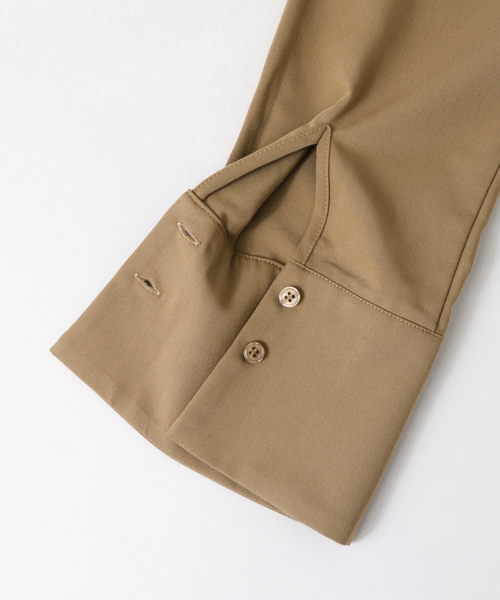 KBF+（ケービーエフプラス）の「KBF+ ワイドカフスブラウス（シャツ/ブラウス・レディース・キャメル/ネイビー/ブラック・ONE）」の10枚目の写真