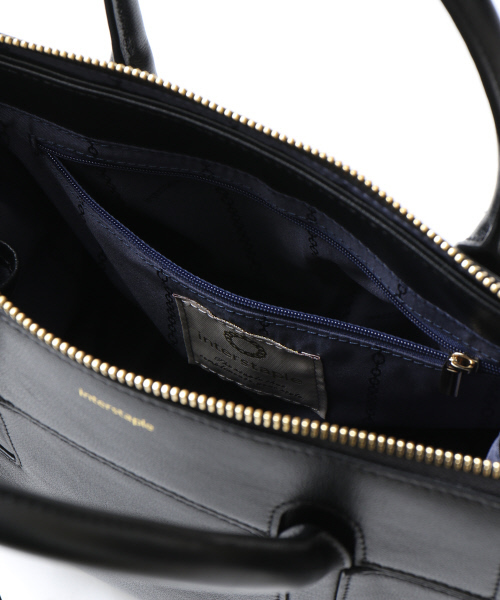 interstaple(インターステイプル)の「Kylie/トラペーズジップミニトート(トートバッグ・レディース・ブラック/ライトグレー/キャメル/ブルー・FREE)」の14枚目の写真