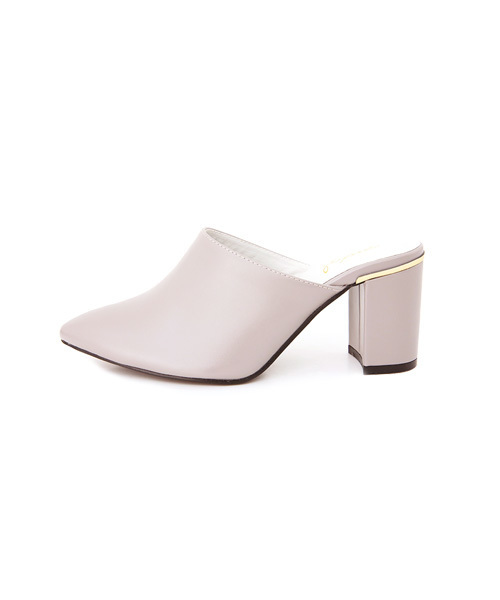 Luz Llena (glifeed） （ラズレナグリフィード）の「ゴールドヒールキャップミュール（パンプス・レディース・グレー/ブラック・LARGE/MEDIUM/X-LARGE/SMALL）」の7枚目の写真