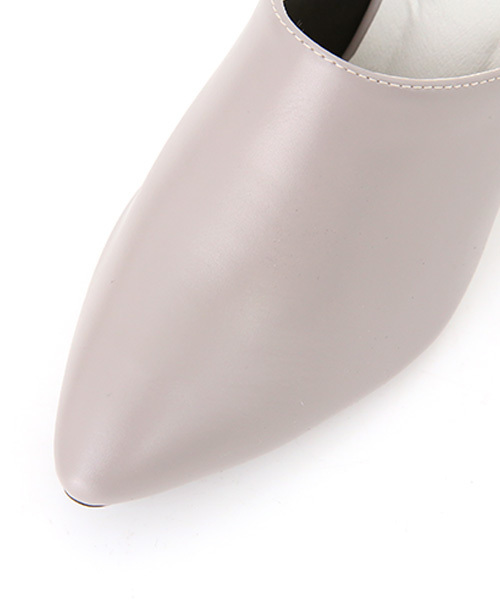 Luz Llena (glifeed） （ラズレナグリフィード）の「ゴールドヒールキャップミュール（パンプス・レディース・グレー/ブラック・LARGE/MEDIUM/X-LARGE/SMALL）」の10枚目の写真