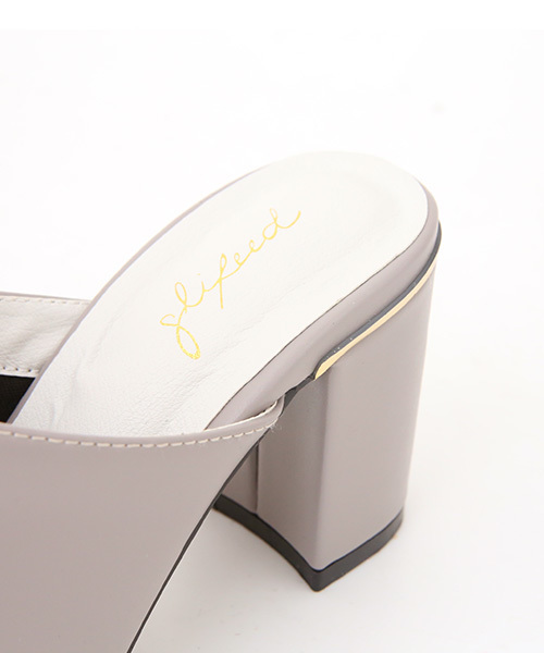 Luz Llena (glifeed） （ラズレナグリフィード）の「ゴールドヒールキャップミュール（パンプス・レディース・グレー/ブラック・LARGE/MEDIUM/X-LARGE/SMALL）」の11枚目の写真