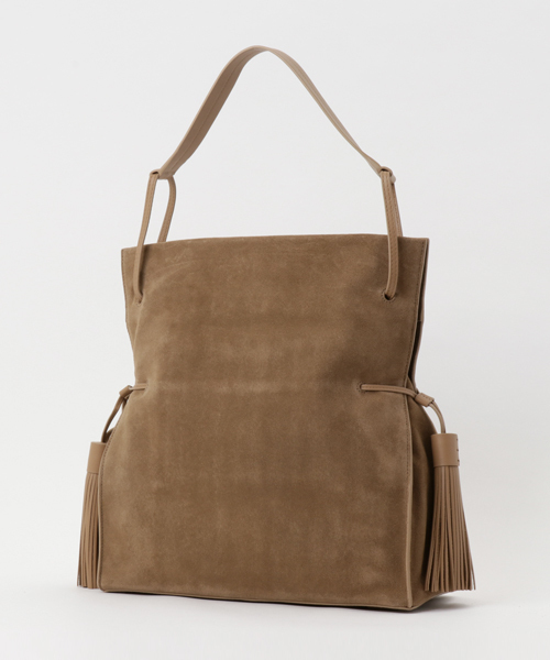 ALLSAINTS（オールセインツ）の「FREEDOM HOBO SLOUCHY（ショルダーバッグ・レディース・グレー/キャメル・ONE SIZE）」の15枚目の写真