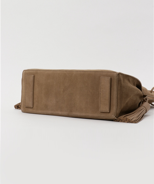 ALLSAINTS（オールセインツ）の「FREEDOM HOBO SLOUCHY（ショルダーバッグ・レディース・グレー/キャメル・ONE SIZE）」の9枚目の写真