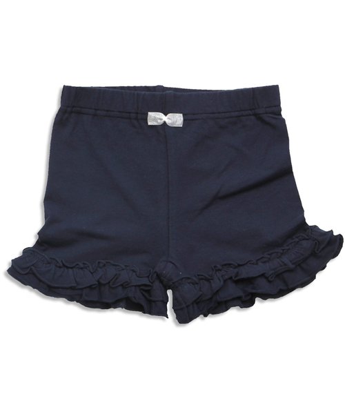 apres les cours（アプレレクール）の「2柄ペチパン ショート丈（その他パンツ・キッズ・グレー/ネイビー/サーモンピンク/オフホワイト・100/120/80/90/110/130）」の4枚目の写真