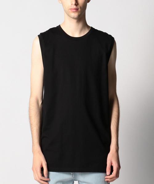 MONKEY TIME（モンキータイム）の「＜monkey time＞ TJK LONG NOSLEEVE/ノースリーブ ◆（タンクトップ・メンズ・ホワイト/ブラック・MEDIUM/LARGE）」の2枚目の写真