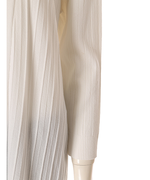 fifth（フィフス）の「シンプルロングニットサマーカーディガン（カーディガン/ボレロ・レディース・ブラック/ホワイト/ベージュ/グレー・MEDIUM）」の9枚目の写真