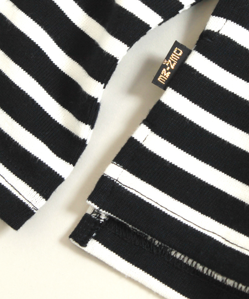 Denime(ドゥニーム)の「ヘビーボーダーボートネックロンT:LADIES(Tシャツ/カットソー・レディース・ネイビー/ブルー系その他/ブラウン系その他/レッド系その他・FREE)」の14枚目の写真