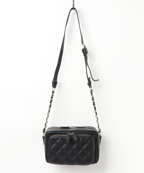 PLAIN CLOTHING(プレーンクロージング)の「キルティングチェーンバッグ【PLAIN CLOTHING】(ショルダーバッグ・レディース・グレー/ブラック・FREE)」の9枚目の写真