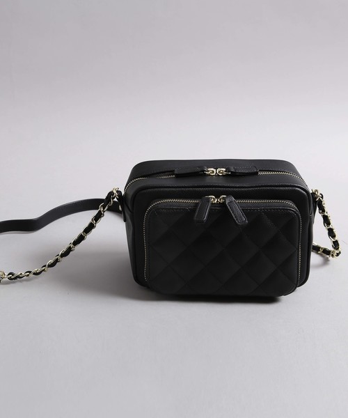 PLAIN CLOTHING(プレーンクロージング)の「キルティングチェーンバッグ【PLAIN CLOTHING】(ショルダーバッグ・レディース・グレー/ブラック・FREE)」の16枚目の写真