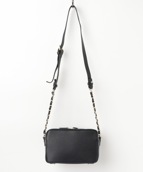 PLAIN CLOTHING(プレーンクロージング)の「キルティングチェーンバッグ【PLAIN CLOTHING】(ショルダーバッグ・レディース・グレー/ブラック・FREE)」の5枚目の写真