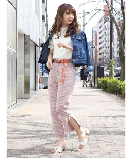 dazzlin（ダズリン）の「フリルレーストップス（シャツ/ブラウス・レディース・ブラック/オフホワイト/ブルー・FREE）」の16枚目の写真