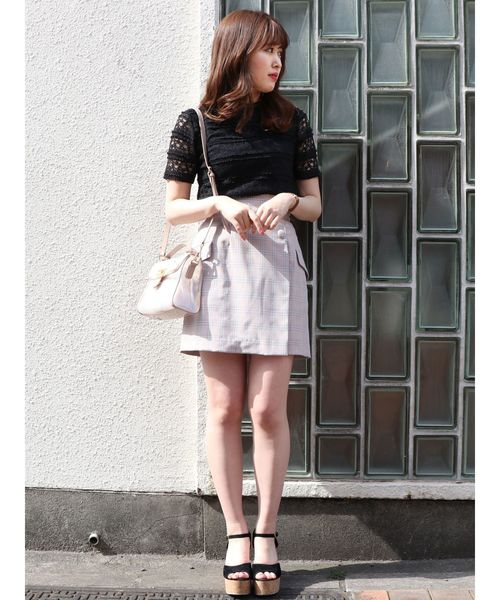 dazzlin（ダズリン）の「フリルレーストップス（シャツ/ブラウス・レディース・ブラック/オフホワイト/ブルー・FREE）」の17枚目の写真