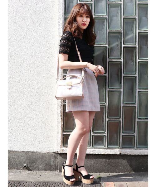 dazzlin（ダズリン）の「フリルレーストップス（シャツ/ブラウス・レディース・ブラック/オフホワイト/ブルー・FREE）」の14枚目の写真