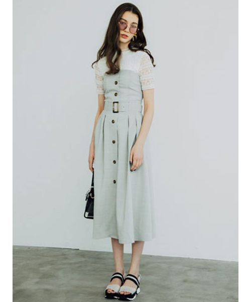 dazzlin（ダズリン）の「フリルレーストップス（シャツ/ブラウス・レディース・ブラック/オフホワイト/ブルー・FREE）」の20枚目の写真