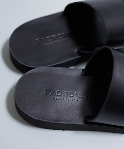 PADRONE（パドローネ）の「【PADRONE】ビブラムソール ミュールサンダル/PU5359-3204-18B BLASCO（サンダル・メンズ・ブラック/ダークブラウン・40/42）」の3枚目の写真
