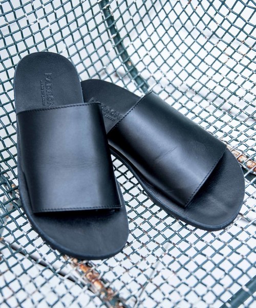 PADRONE（パドローネ）の「【PADRONE】ビブラムソール ミュールサンダル/PU5359-3204-18B BLASCO（サンダル・メンズ・ブラック/ダークブラウン・40/42）」の5枚目の写真