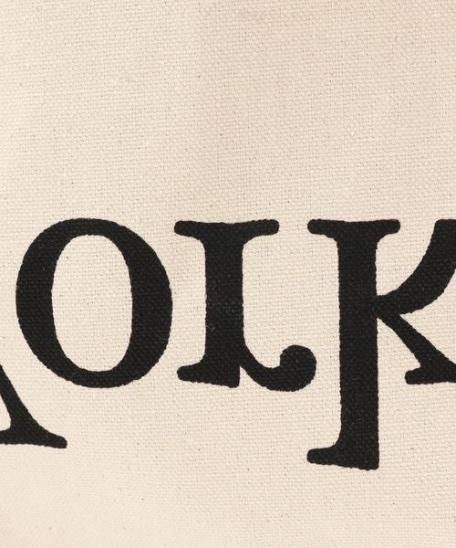 FRAMeWORK（フレームワーク）の「ASSEMBLY NEW YORK キャンバスロゴトート◆（トートバッグ・レディース・ブラック/アイボリー・FREE）」の9枚目の写真