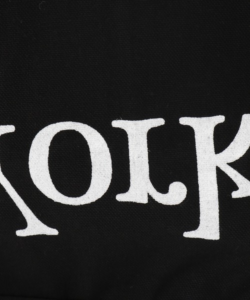 FRAMeWORK（フレームワーク）の「ASSEMBLY NEW YORK キャンバスロゴトート◆（トートバッグ・レディース・ブラック/アイボリー・FREE）」の10枚目の写真