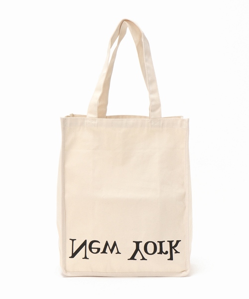 FRAMeWORK（フレームワーク）の「ASSEMBLY NEW YORK キャンバスロゴトート◆（トートバッグ・レディース・ブラック/アイボリー・FREE）」の11枚目の写真
