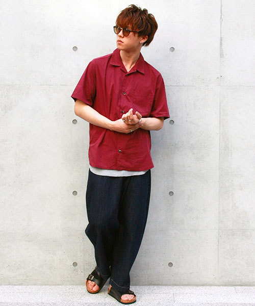 VENCEEXCHANGE(ヴァンスエクスチェンジ)の「WEB限定 10ozデニム バギーワイドパンツ(その他パンツ・メンズ・ワンウォッシュ/ブラック/ブルー系その他/ブルー・MEDIUM/LARGE/M/L)」の5枚目の写真