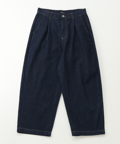 VENCEEXCHANGE(ヴァンスエクスチェンジ)の「WEB限定 10ozデニム バギーワイドパンツ(その他パンツ・メンズ・ワンウォッシュ/ブラック/ブルー系その他/ブルー・MEDIUM/LARGE/M/L)」の14枚目の写真