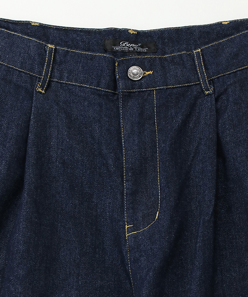 VENCEEXCHANGE(ヴァンスエクスチェンジ)の「WEB限定 10ozデニム バギーワイドパンツ(その他パンツ・メンズ・ワンウォッシュ/ブラック/ブルー系その他/ブルー・MEDIUM/LARGE/M/L)」の15枚目の写真