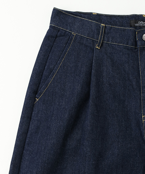 VENCEEXCHANGE(ヴァンスエクスチェンジ)の「WEB限定 10ozデニム バギーワイドパンツ(その他パンツ・メンズ・ワンウォッシュ/ブラック/ブルー系その他/ブルー・MEDIUM/LARGE/M/L)」の17枚目の写真