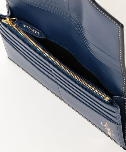 ETTINGER(エッティンガー)の「ETTINGER / ドレスロングウォレット(財布・メンズ・ネイビー・ONE SIZE)」の8枚目の写真