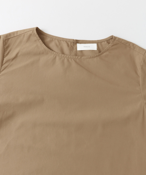 かぐれ（カグレ）の「タイプライターコクーンワンピース（ワンピース・レディース・ベージュ/ネイビー・FREE）」の9枚目の写真