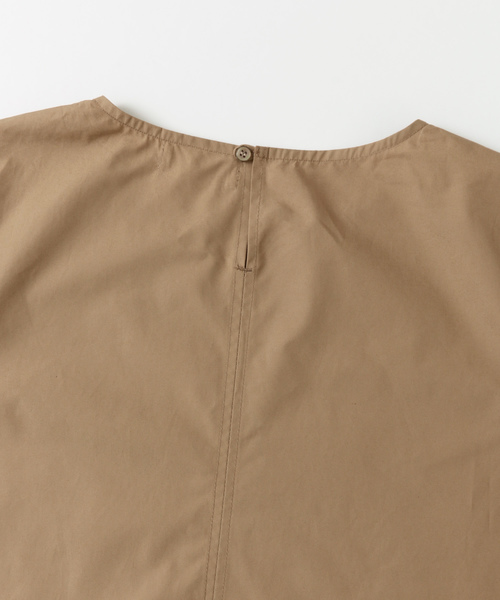 かぐれ（カグレ）の「タイプライターコクーンワンピース（ワンピース・レディース・ベージュ/ネイビー・FREE）」の12枚目の写真