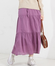 natural couture | ティアードロングスカート(スカート)