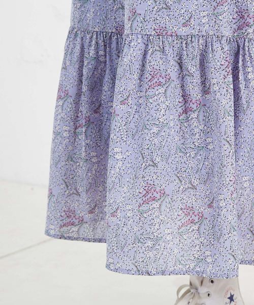 natural couture（ナチュラルクチュール）の「ティアードロングスカート（スカート・レディース・ベージュ/パープル/ブラウン/ブラック系その他/ブルー系その他・FREE）」の21枚目の写真