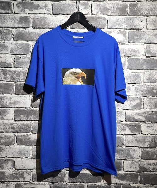 ENER（イーエヌイーアール）の「Tシャツ ”Bird man”（Tシャツ/カットソー・メンズ・ホワイト/ブラック/パープル/グレー/ブルー・MEDIUM/LARGE/X-LARGE）」の5枚目の写真