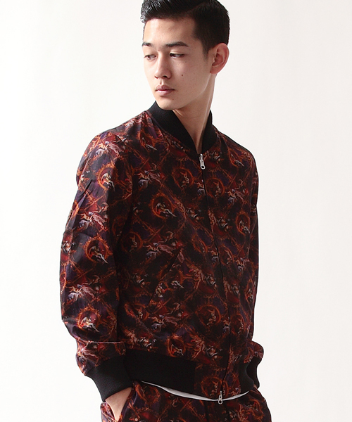 MONKEY TIME(モンキータイム)の「<MT×nowartt>∴REV ZIP BLOUSON/ブルゾン (LB)◆(ブルゾン・メンズ・ブラック/パープル・SMALL/MEDIUM/LARGE)」の1枚目の写真