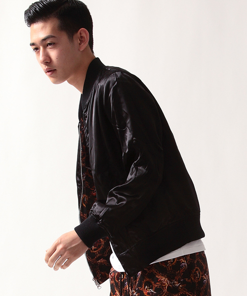 MONKEY TIME(モンキータイム)の「<MT×nowartt>∴REV ZIP BLOUSON/ブルゾン (LB)◆(ブルゾン・メンズ・ブラック/パープル・SMALL/MEDIUM/LARGE)」の4枚目の写真