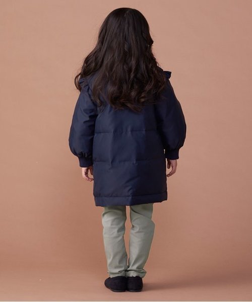 apres les cours(アプレレクール)の「後ろフリルストレートパンツ 10分丈(その他パンツ・キッズ・ネイビー/サーモンピンク/グレー・120/130/80/110/100/90/140)」の19枚目の写真