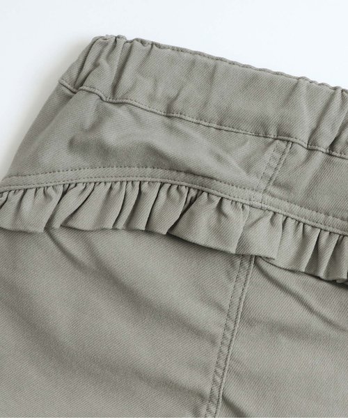 apres les cours(アプレレクール)の「後ろフリルストレートパンツ 10分丈(その他パンツ・キッズ・ネイビー/サーモンピンク/グレー・120/130/80/110/100/90/140)」の12枚目の写真