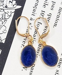 Swarovski 月型デザイン ピアス(両耳用) rovtski｜ロフトスキーのピアス（両耳用）通販 - ZOZOTOWN