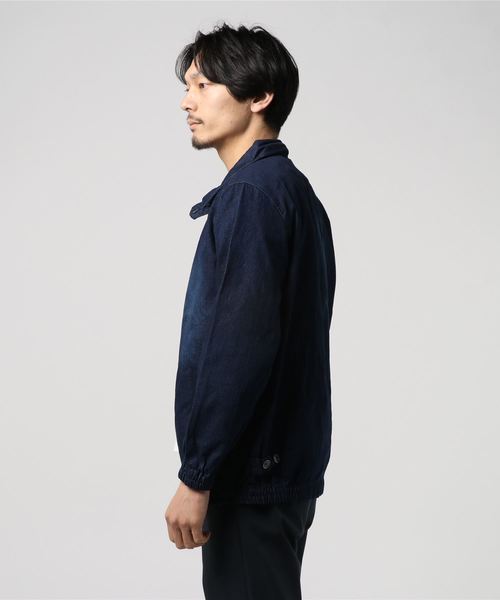BURROWS(バローズ)の「デニムブルゾン(デニムジャケット・メンズ・サックスブルー/ネイビー・L/M)」の4枚目の写真