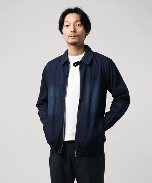 BURROWS(バローズ)の「デニムブルゾン(デニムジャケット・メンズ・サックスブルー/ネイビー・L/M)」の9枚目の写真