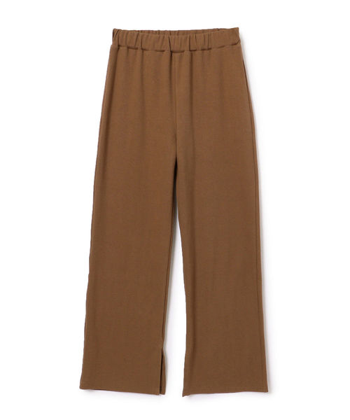 SHIPS（シップス）の「ジャージーテレコパンツ（その他パンツ・レディース・ナチュラル/ブラック/ブラウン・ONE SIZE）」の2枚目の写真