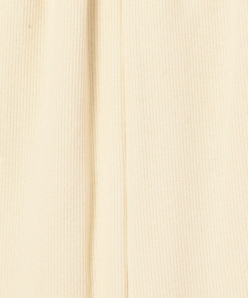 SHIPS（シップス）の「ジャージーテレコパンツ（その他パンツ・レディース・ナチュラル/ブラック/ブラウン・ONE SIZE）」の4枚目の写真