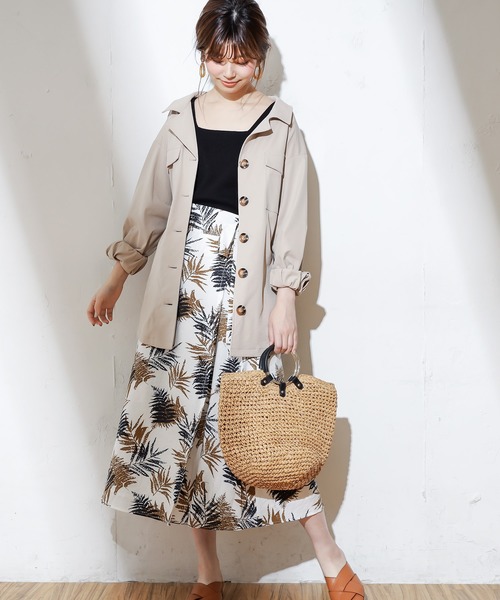 natural couture（ナチュラルクチュール）の「サークルハンドル雑材バッグ（ショルダーバッグ・レディース・ベージュ/ピンク・FREE）」の7枚目の写真