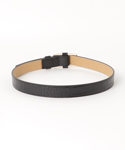 archives（アルシーヴ）の「クロコ調ベルト（ベルト・レディース・ブラック/ブラウン・MEDIUM）」の3枚目の写真