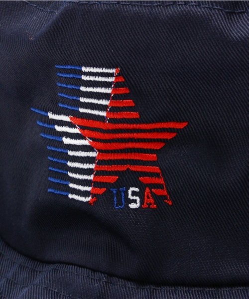 BEAMS BOY（ビームスボーイ）の「INFIELDER DESIGN / Bucket Hat（ハット・レディース・ベージュ/ネイビー・ONE SIZE）」の5枚目の写真