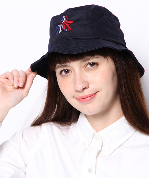 BEAMS BOY（ビームスボーイ）の「INFIELDER DESIGN / Bucket Hat（ハット・レディース・ベージュ/ネイビー・ONE SIZE）」の8枚目の写真