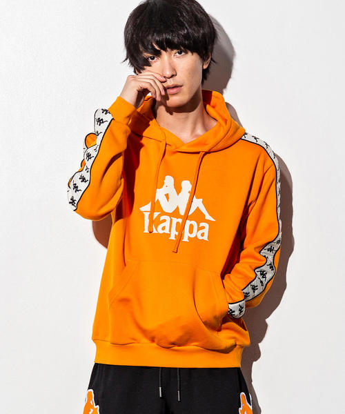 Kappa(カッパ)の「Kappa(カッパ)BANDA OMINI ロゴラインパーカー(パーカー・メンズ・ホワイト/ライトブルー/ブラック/オレンジ/レッド・L/S/M/XL)」の5枚目の写真